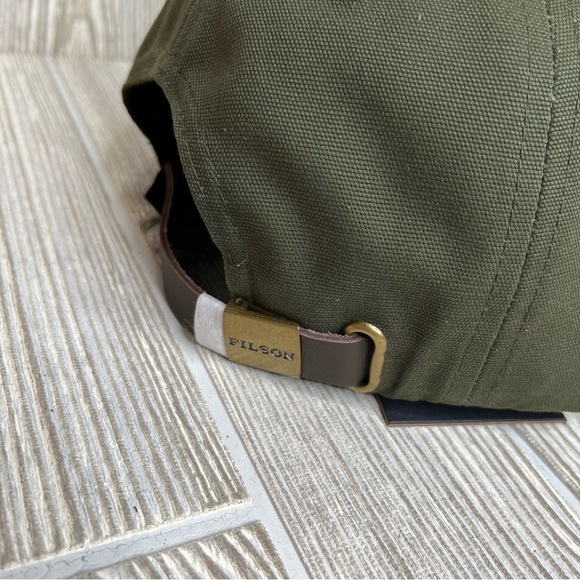 Filson Ducks Unlimited Logger Cap Green Olive DU Hunting Outdoors Hiking - Picture 5 of 8